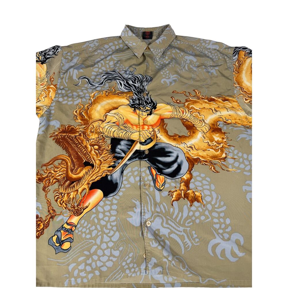 Taiga Dragon Warrior Button Up - image 4